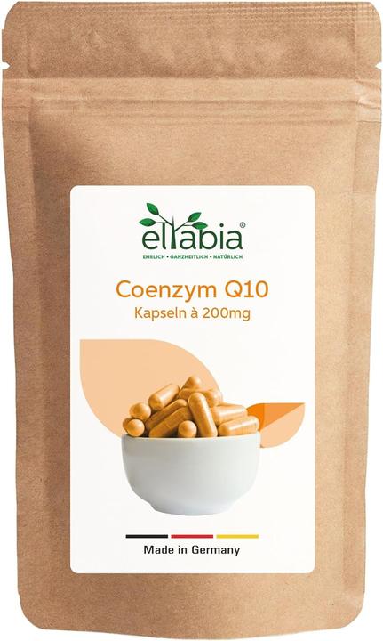 Produktbild Eltabia Coenzym Q10 Kapseln | 200mg Hochdosiertes Vegan Premium Ubiquinon (200 Stück, Kapseln)