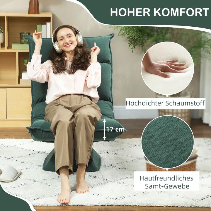 Immagine prodotto Homcom Bodenstuhl Polyester Grün