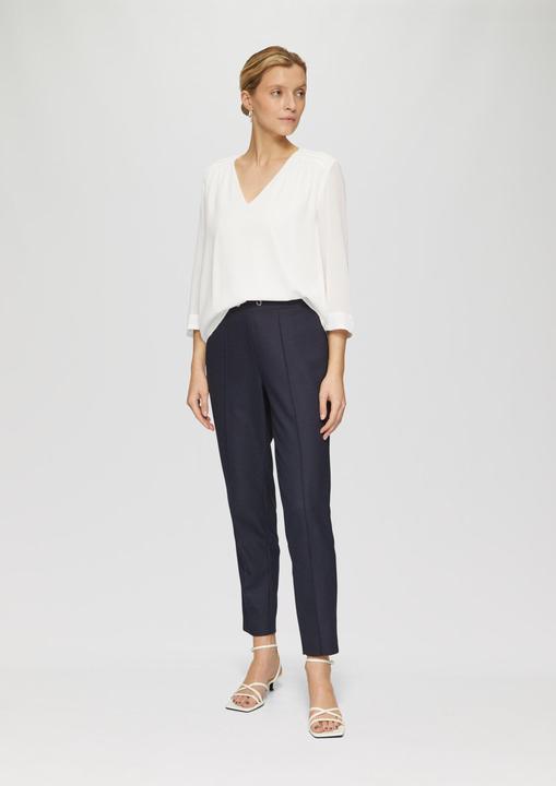 Immagine prodotto S.Oliver Bluse Chiffon-Bluse mit Smokdetails (42)