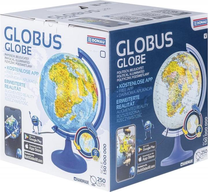 Image du produit Donau Politischer Globus, beleuchtet (25 cm)