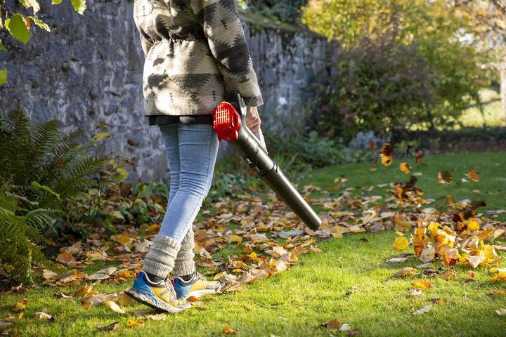 Actual product image Ikra Battery-powered leaf blower 20V 2Ah Mogatec ICB 20 (Rechargeable battery operated, Leaf blower)
