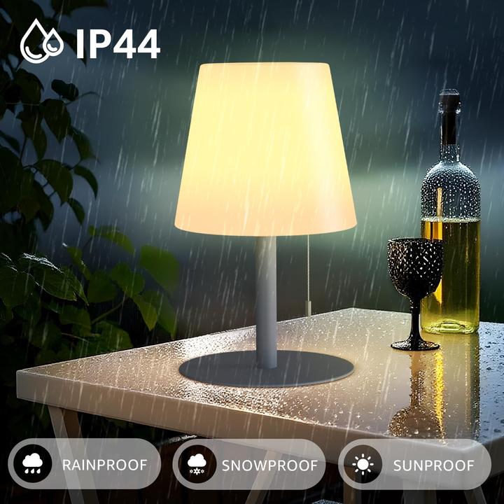 Produktbild Alopini LED Aussentischlampe mit 8 Farben Akku-Lampe