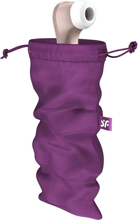 Satisfyer Treasure Bags | Soft and Washable Material | Discreet Storage, Colour:Violet, Size:L