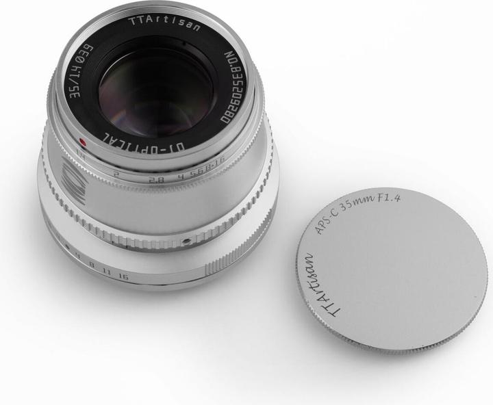 Produktbild TTArtisan Festbrennweite APS-C 35mm F/1.4 – Canon RF (Canon RF, APS-C / DX)