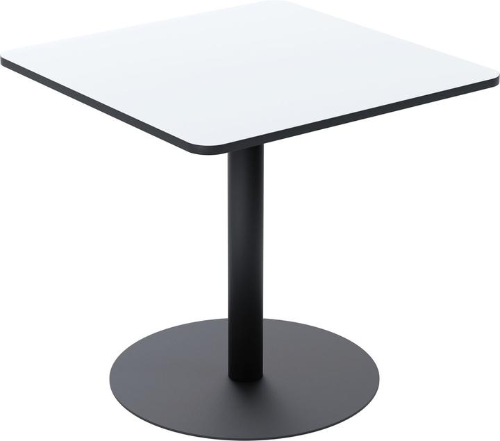 Image du produit Paperflow MEZZO Table de bistrot bois blanc 80,0 x 80,0 x 75,0 cm