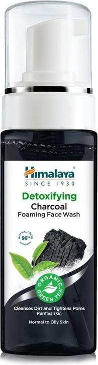 Actual product image Himalaya Detoxifying Charcoal Foaming Face Wash Face Wash Activated Charcoal Foam 150Ml (Cleansing Foam, 150 ml)