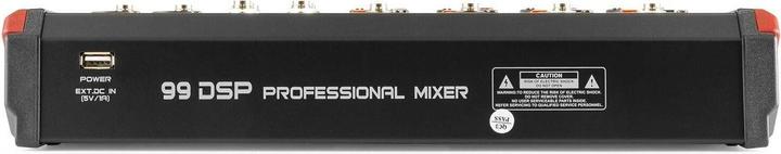 Immagine prodotto Vonyx VM-KG08 - Interfaccia audio a 8 canali con Bluetooth, DSP, lettore mp3 e USB (Mixer da studio e live)