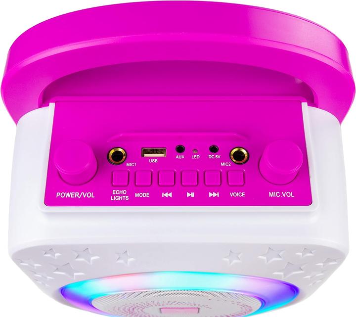 Actual product image PDT RockJam BT Party Karaoke Mac Pink