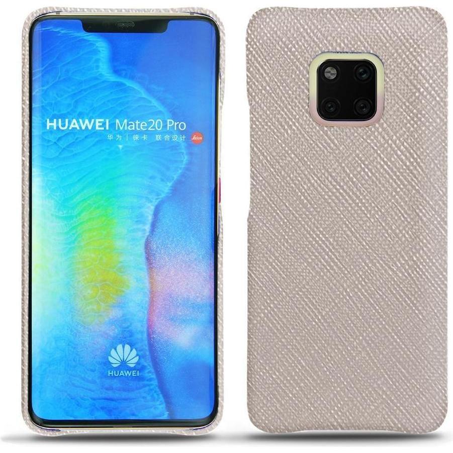 Noreve Lederschutzhülle (Huawei Mate 20 Pro), Smartphone Hülle, Beige