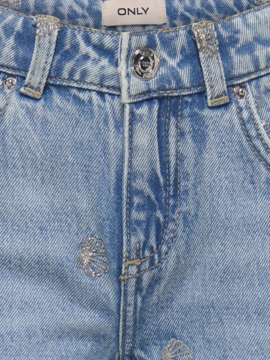 Actual product image Only KOGJUICY Hohe Taille Weiter Beinschnitt Jeans Jeans mit weitem Bein (134)