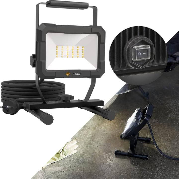 Actual product image Northpoint LED Baustrahler mit Gestell (2400 lm)