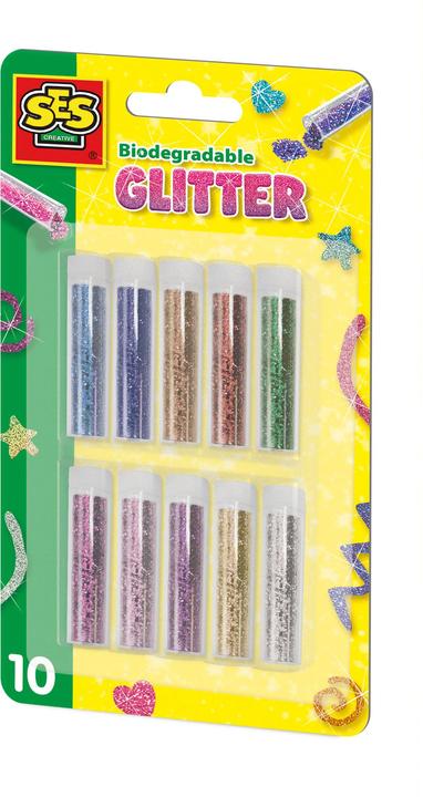 Ses Glitzer 10 Farben biologisch abbaubar
