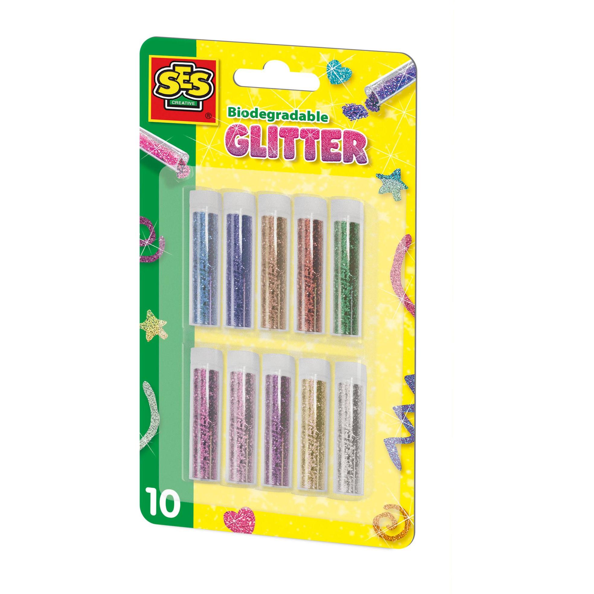 Ses Glitzer 10 Farben biologisch abbaubar (00252)