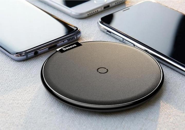 Actual product image Baseus Qi Wireless Charger Leather