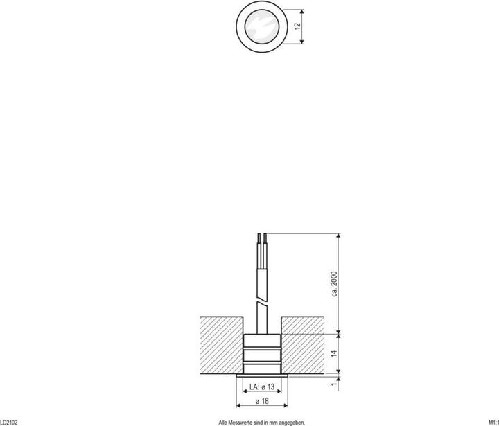 Produktbild EVN-Lichttechnik LED EB-Lichtpunkt