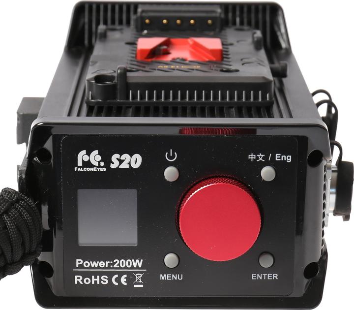 Actual product image Falcon Eyes LED Lamp Dimmable S20 to 230V (Studio light)