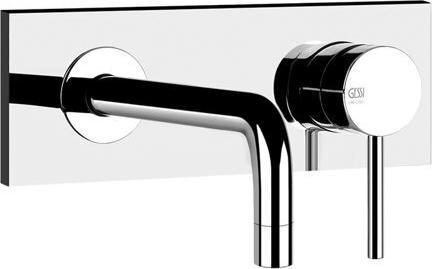 Gessi Emporio Via Tortona Fertigmontageset Einhebelmischer Waschtisch, fester Auslauf (immer links)