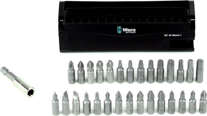 Actual product image Wera Bit-Check 30 Metal 1 (Hexagon socket TX)
