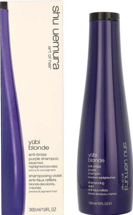 Shu Uemura Yubi Blonde Anti-Brass Purple Shampoo (300 ml, Flüssiges Shampoo)
