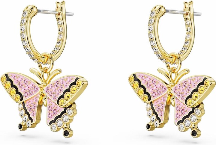 Immagine prodotto Swarovski Orecchini a goccia Idyllia Butterfly Gold (Metallo Swarovski)