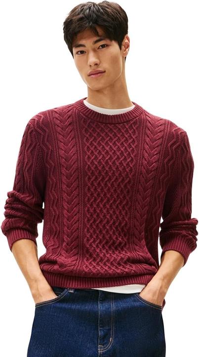 Produktbild Tommy Jeans Tjm Slm Badge Cable Knit Sweater (M)
