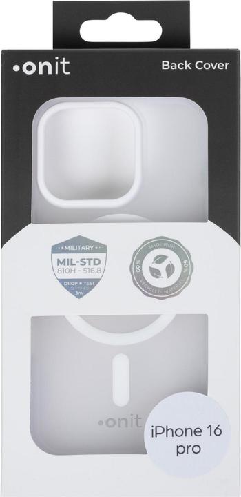 Produktbild Onit Back Cover Armorix iPhone 16 Pro Weiss matt (Apple iPhone 16 Pro)
