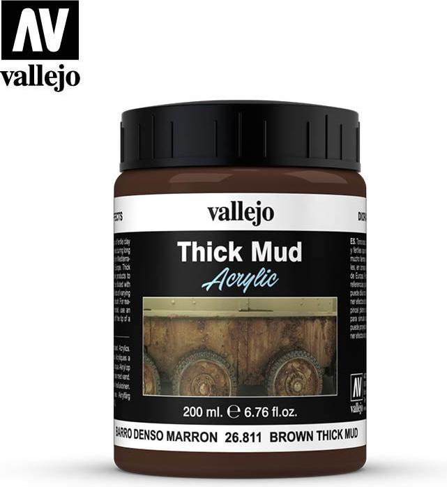 AirbrushKing Brown Thick Mud 200ml - Vallejo