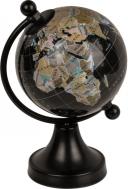 Ootb Deko-Globus, schwarz, aus Kunststoff, ca. 8 x 10