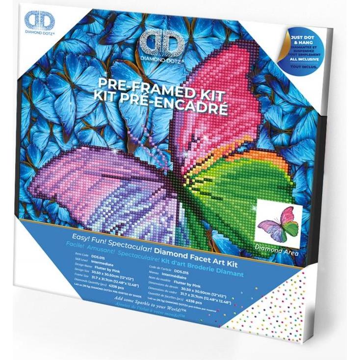 Dante Flutter by Pink with Frame (DDK5.015)