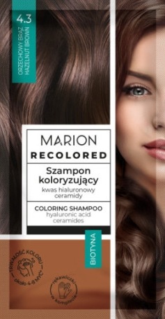 Immagine prodotto Marion Shampoo Colorante Ricolorato 4.3 Marrone Nocciola 35Ml (35 ml, Shampoo liquido)