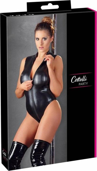Productafbeelding Cottelli Collection Wetlook Body Zip (S)