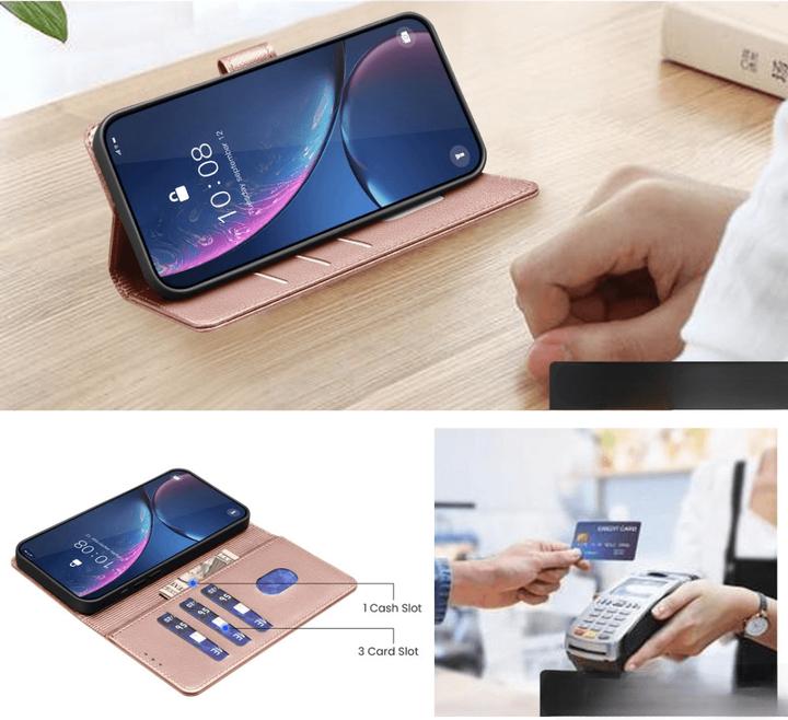 Produktbild Binfen Color Xiaomi Redmi Note 14 Pro 4G - BINFEN Leder Etui Hülle mit RFID Blocker (Xiaomi Redmi Note 14 Pro)