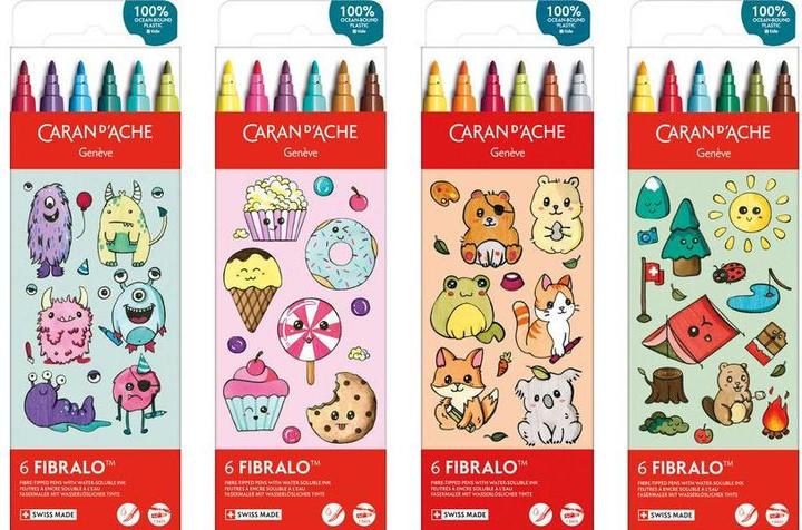 Image du produit Caran d'Ache Feutres Fibralo Kawaii (6x)