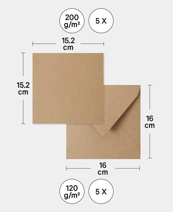 Immagine prodotto I Am Creative Carte+buste (Buste, 5 x)