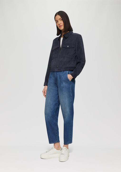 Actual product image S.Oliver Indoor-Jacke Kurze Feincordjacke mit aufgesetzten Taschen (46)