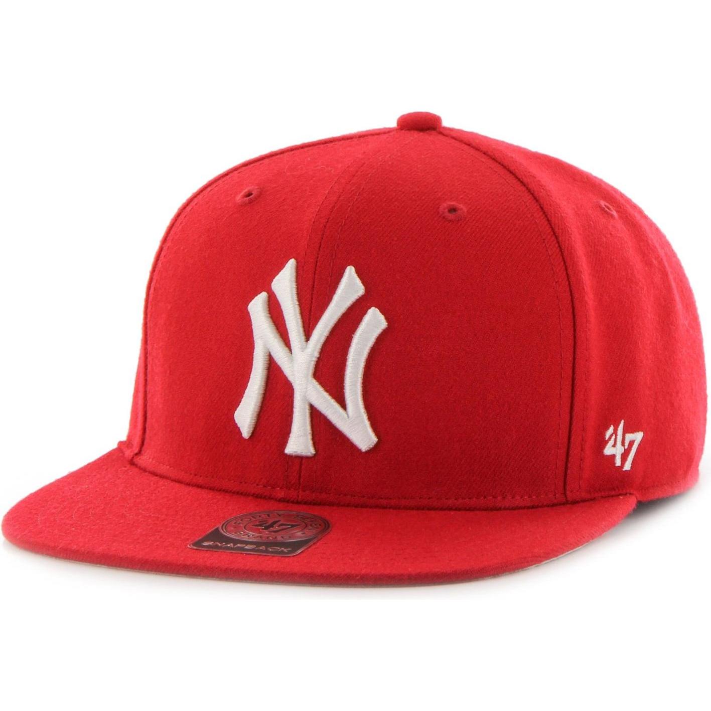 47 Brand, Herren, Cap, No Shot New York Yankees, Rot, (One Size)