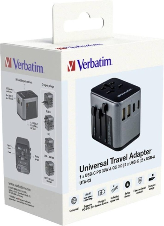 Produktbild Verbatim Universal Travel Adapter