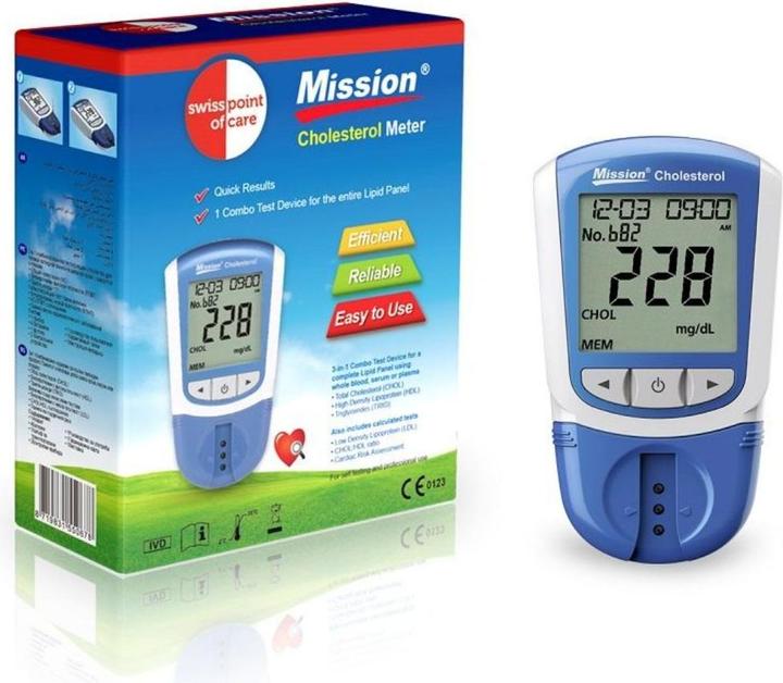 Swiss point of care Mission 3-in-1 (Glucose monitors)