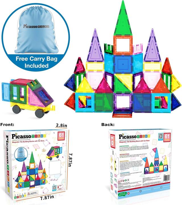 Produktbild PicassoTiles Magnet-Bausteine Set