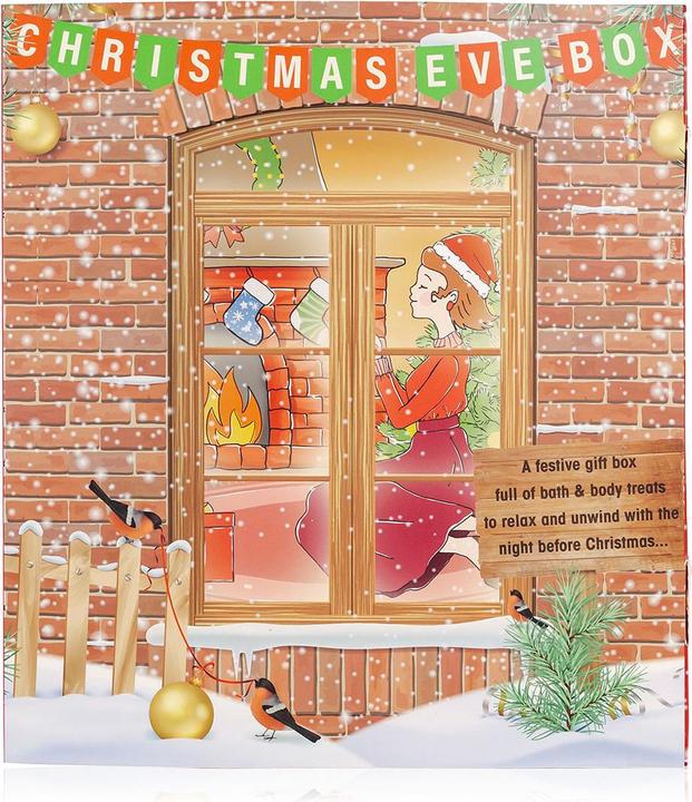 Image du produit Accentra Coffret de bain LA BELLE FEMME NOEL - Christmas Eve Box - pour une soirée relaxante avant Noël (Kit de soins capillaires)