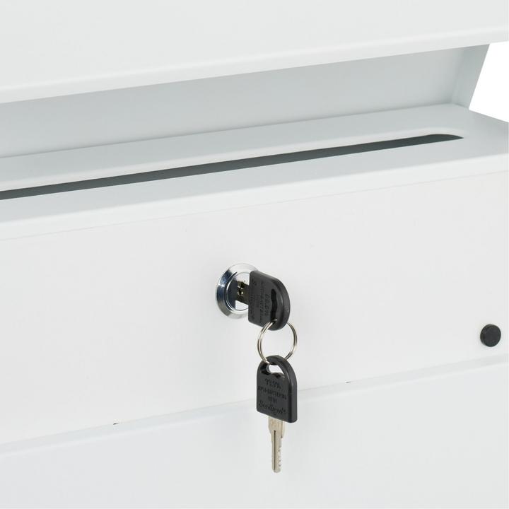 Image du produit Relaxdays Briefkasten mit Zeitungsfach