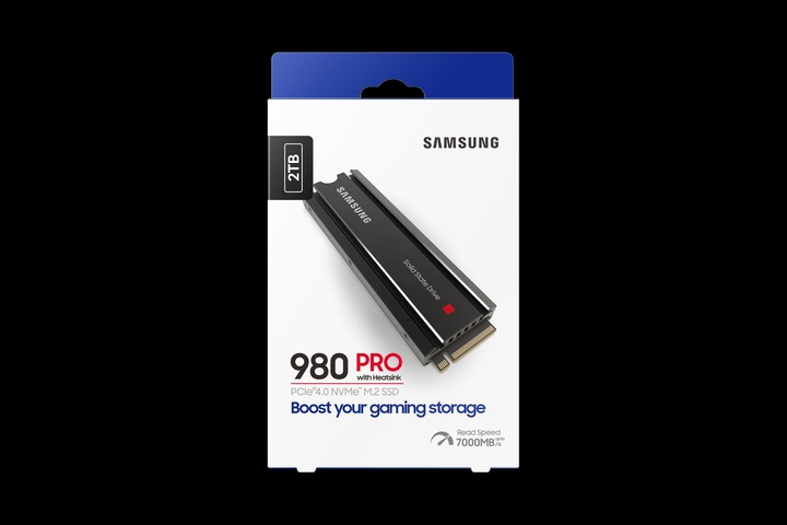 Image du produit Samsung 980 Pro avec Heatsink (2000 Go, M.2 2280)