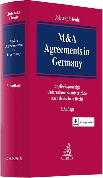 Produktbild M&A Agreements in Germany (Deutsch, Englisch, 2018)