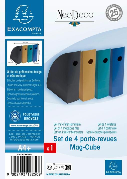Actual product image Exacompta Porte-revues MAG CUBE (A4, A4+)