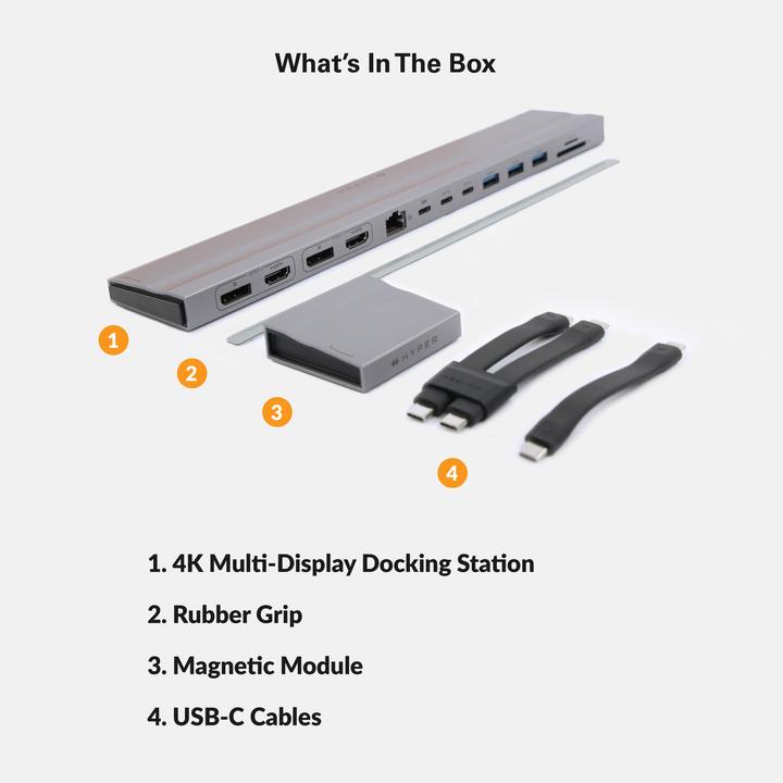 Produktbild Targus HyperDrive 4K (USB-C, 2 Ports)