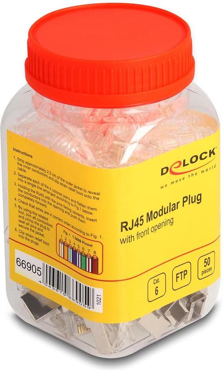 Produktbild Delock RJ45 Modularer Stecker (Netzwerkkabel Stecker)