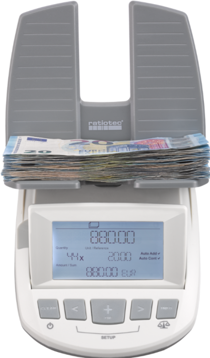 Actual product image ratiotec Money Scale RS 1000 (Made in Germany) (Bank note counter)