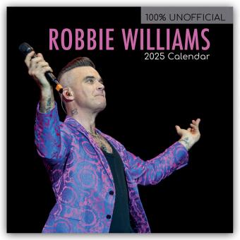 Immagine prodotto Robbie Williams 2025 - Calendario di 16 mesi (305 x 305 mm, 1 mese / 2 pagine)