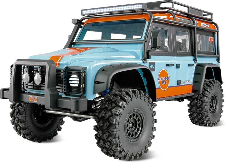 Amewi ALLRock H8 V2 Scale Crawler brushless 1:8 RTR blau/orange (RTR Prêt à fonctionner)