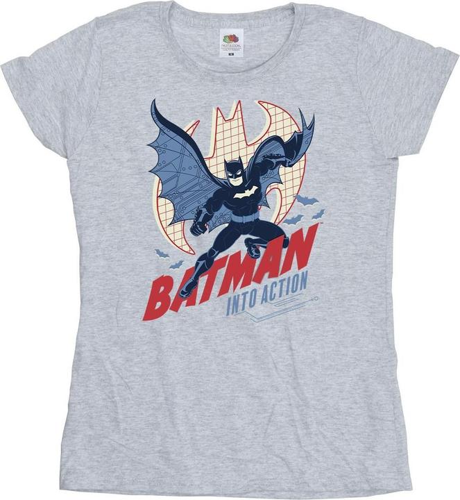 Produktbild Batman Into Action TShirt aus Baumwolle (M)